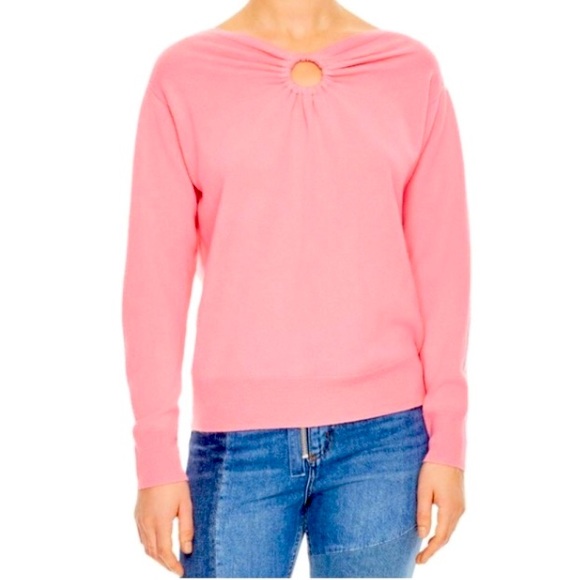Sandro Neige Ring Detail Cutout Sweater - Picture 2 of 10